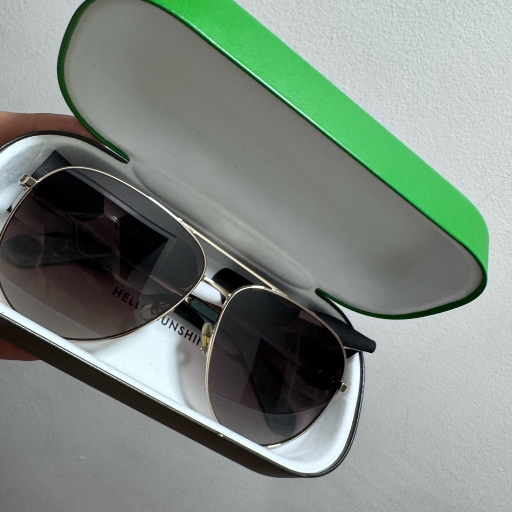 Kate Spade Black and Gold Sunglasses